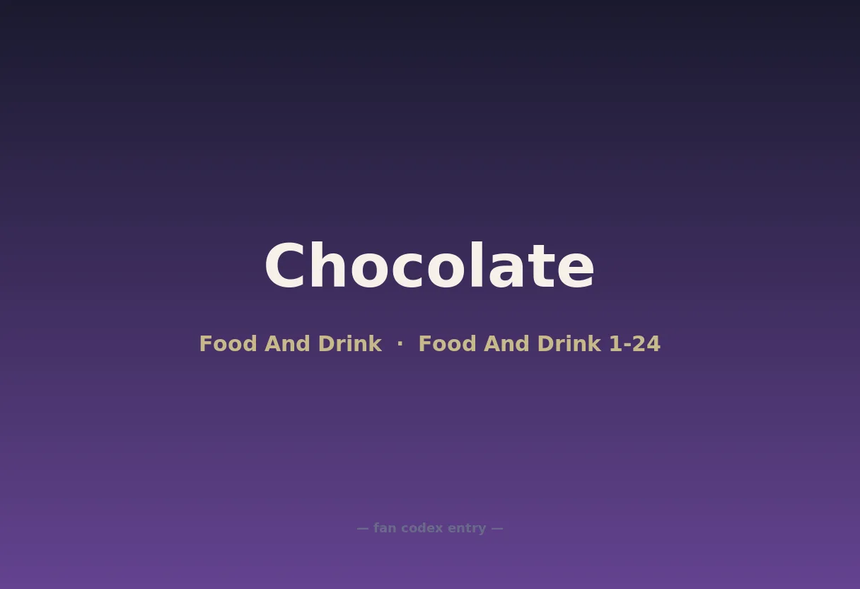 Chocolate